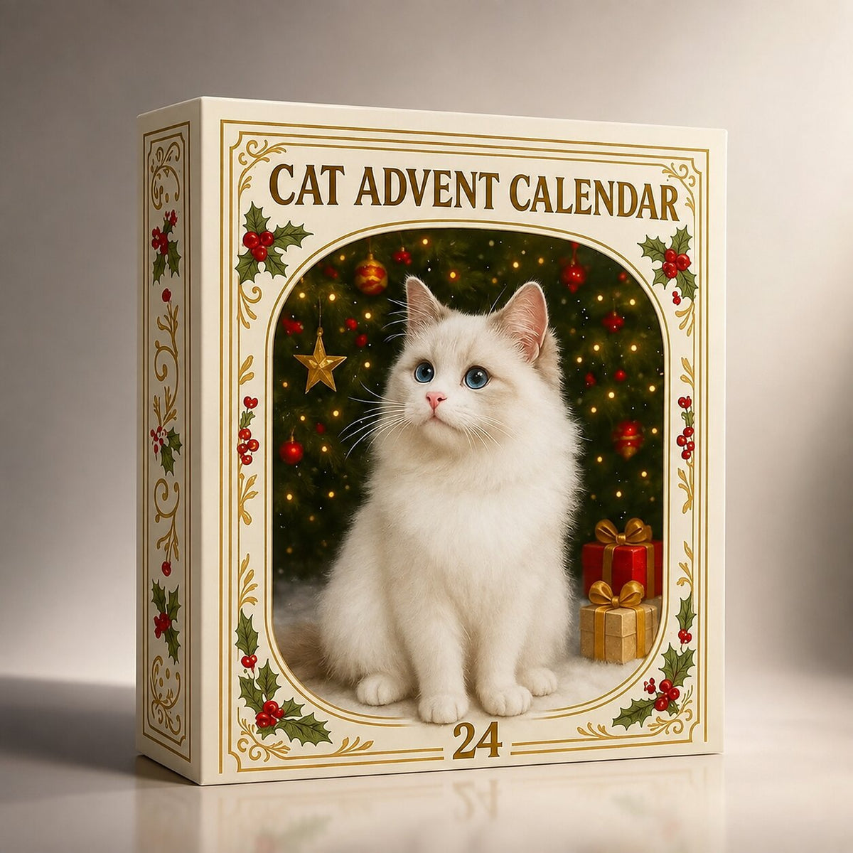 Feline Holiday Countdown Calendar 2026 – 24 Days of Cat-Themed Surprises for Christmas | Thomler