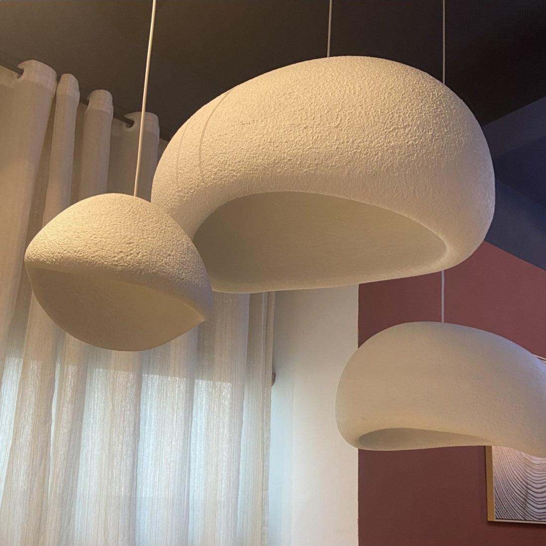 Khmara Pendant Light LED 11.8 in Grey Indoor Ceiling Lamp Adjustable Hanging | Thomler