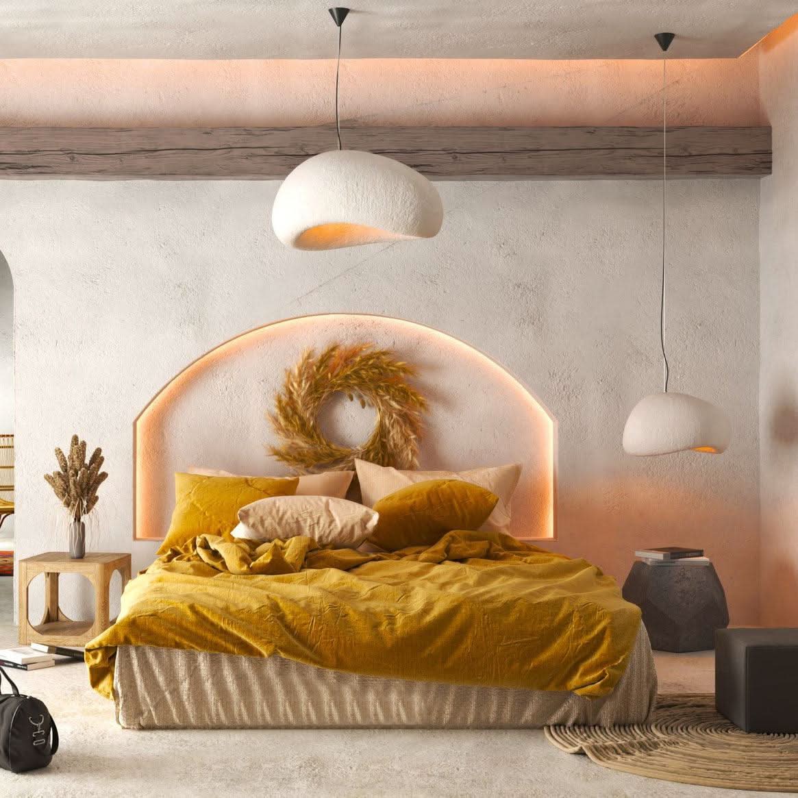 Pendant Light Polystyrene E27 Adjustable 120.0 cm White Dining Room Kitchen Hanging Ceiling Lamp Dimmable Modern | Thomler