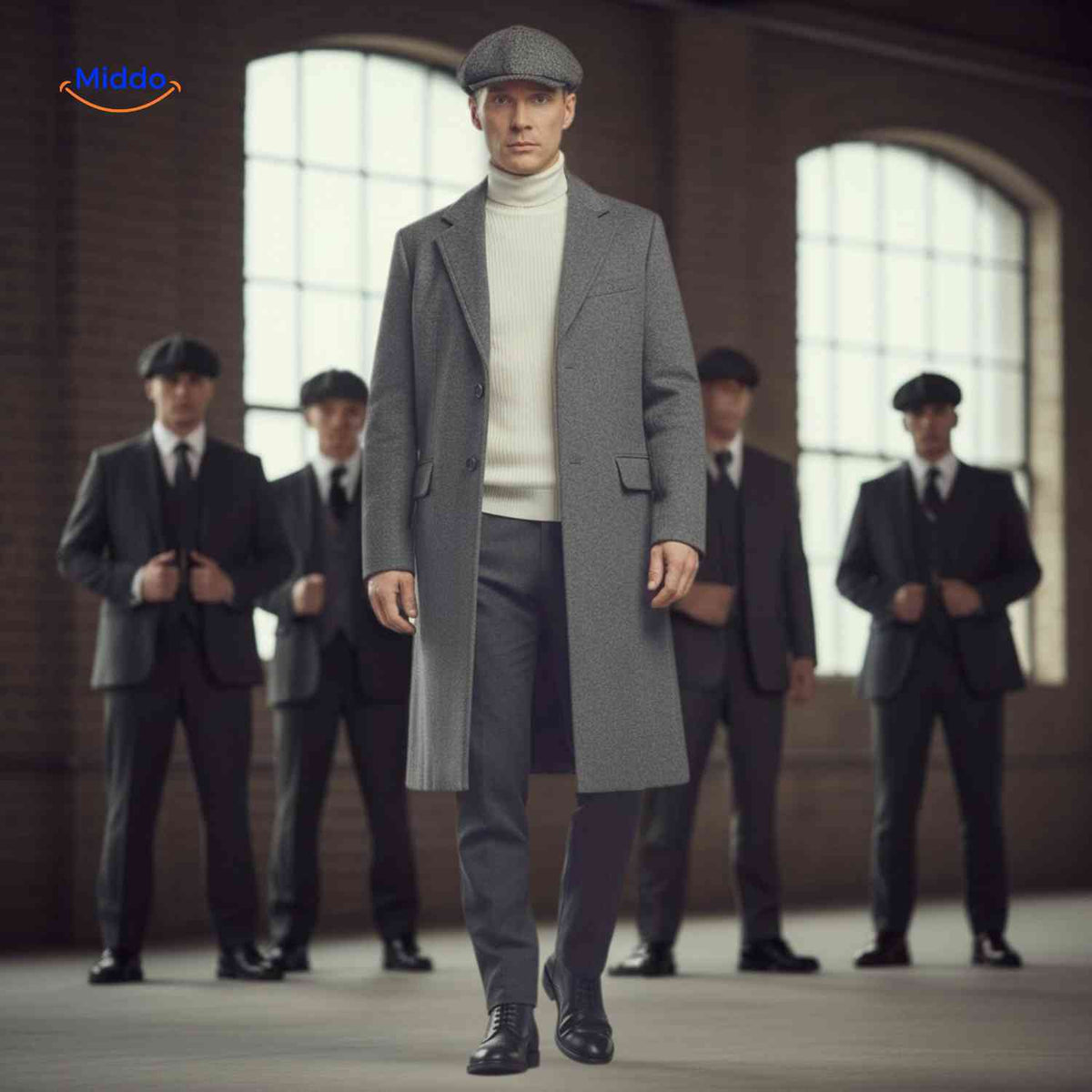 Premium Wool Overcoat – Full-Length British Heritage Topcoat for Men | Thomler