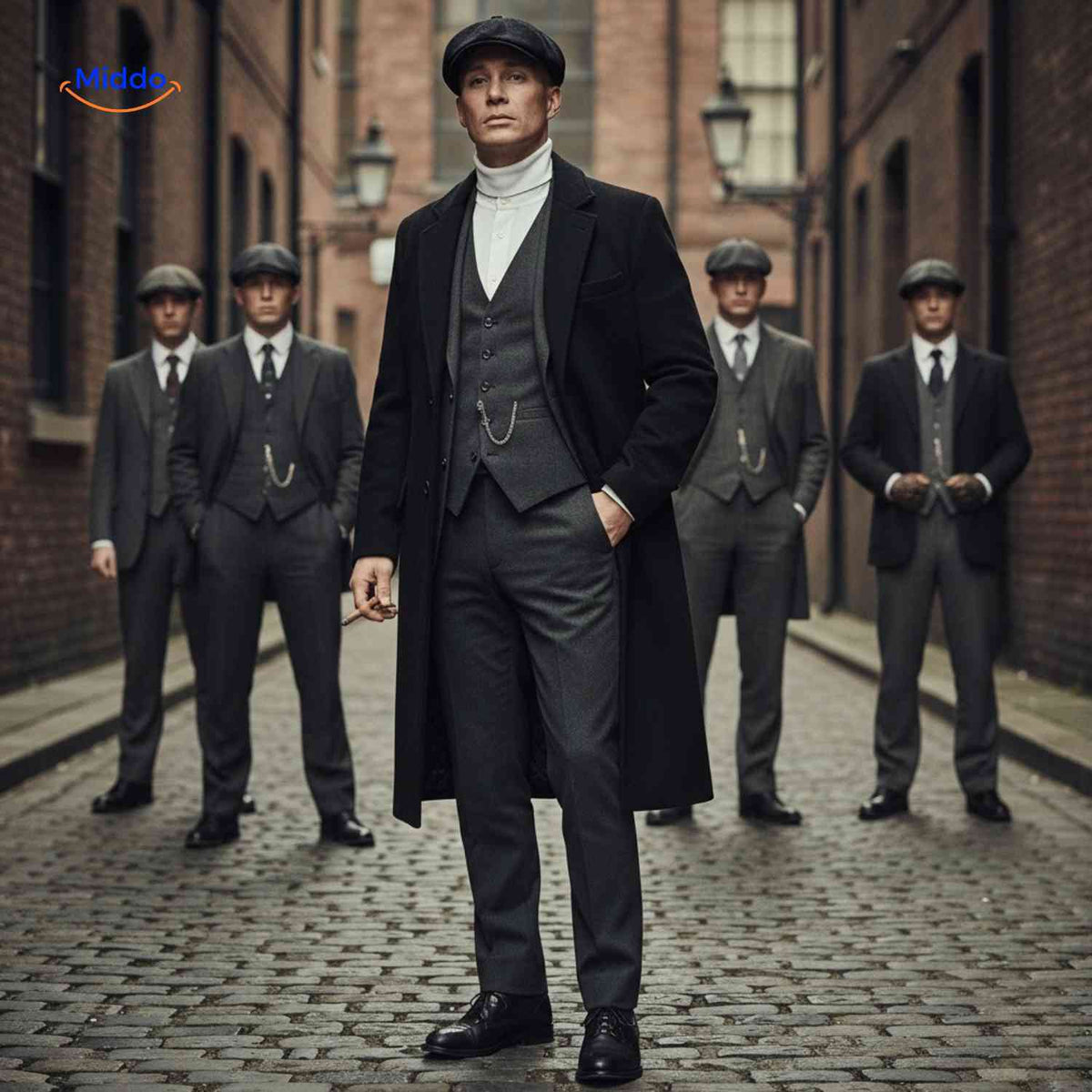 Premium Wool Overcoat – Full-Length British Heritage Topcoat for Men | Thomler