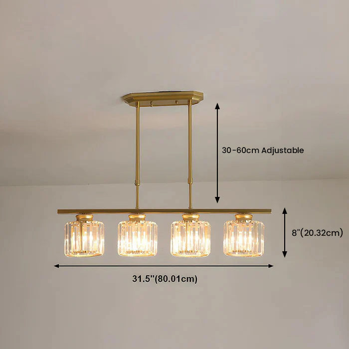 Pendant Light Glass 80.0 cm Black Adjustable Kitchen Island Dining Room Hanging Ceiling Lamp E27 Modern Scandinavian | Thomler