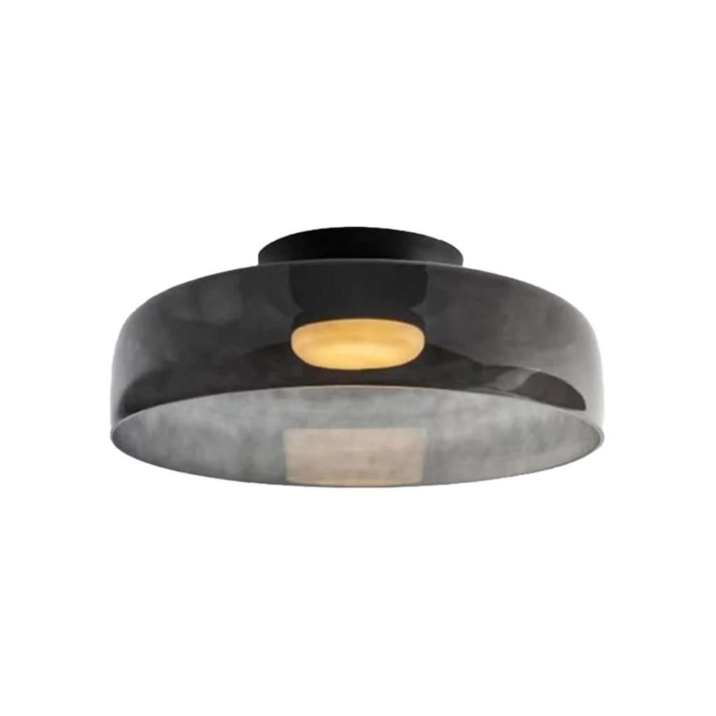 Ceiling Light Glass Multi-Layer Disc 16.5 in Contemporary Living Room Bedroom Dining Room Fixture | Thomler