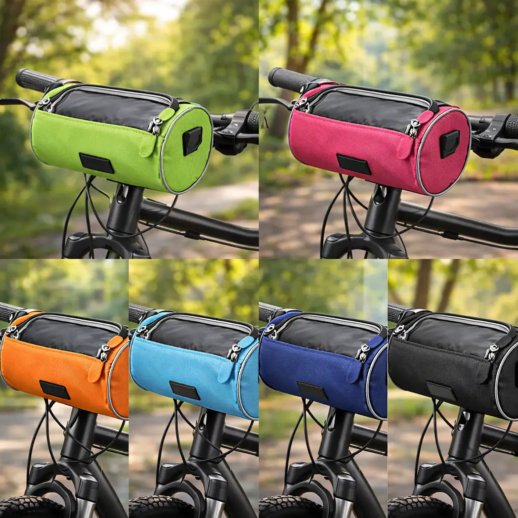 Handlebar Bag for Bike with Clear Phone Window – Water-Resistant Cycling Pouch for Navigation, Keys, Wallet | Thomler