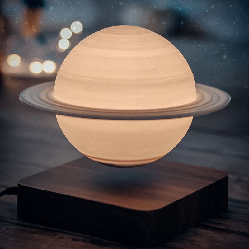 Levitating Table Lamp ABS 6 in Magnetic Desktop Light Warm White Cool White | Thomler