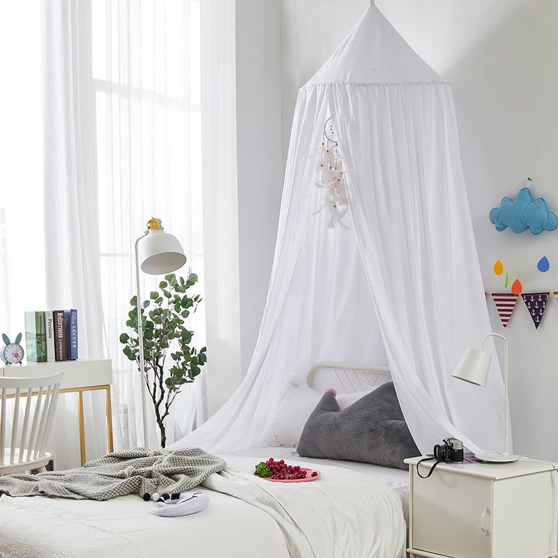 Kids Bed Tent Canopy Light Blocking Play Curtain for Girls Boys Crib Nursery Princess Dome Netting Drape with Hanging Hook 98 Inch Tall | Thomler