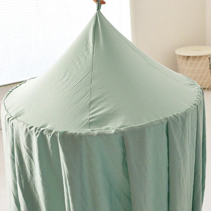 Kids Bed Tent Canopy Light Blocking Play Curtain for Girls Boys Crib Nursery Princess Dome Netting Drape with Hanging Hook 98 Inch Tall | Thomler