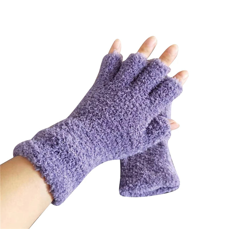 Plush-Lined Convertible Knit Handwarmers for Touchscreen Use | Thomler