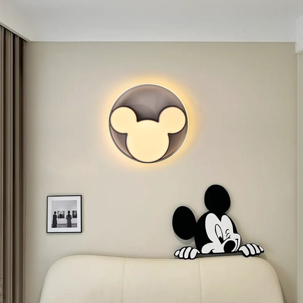 Ceiling Lamp Aluminium Acrylic LED 45.0 cm Black White Children Bedroom Playroom Dimmable Remote Flush Mount Lighting | Thomler
