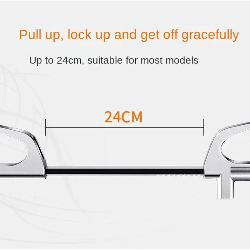 Retractable Anti-Theft Bar with Copper Core Lock & Emergency Glass Breaker for Cars, SUVs & Trucks | Thomler