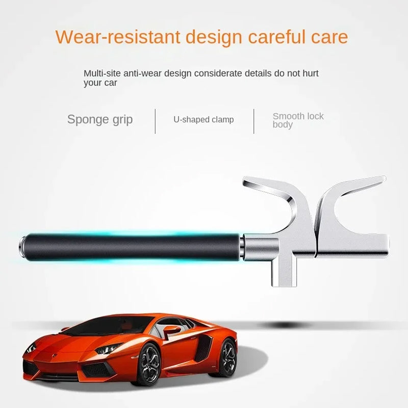 Retractable Anti-Theft Bar with Copper Core Lock & Emergency Glass Breaker for Cars, SUVs & Trucks | Thomler