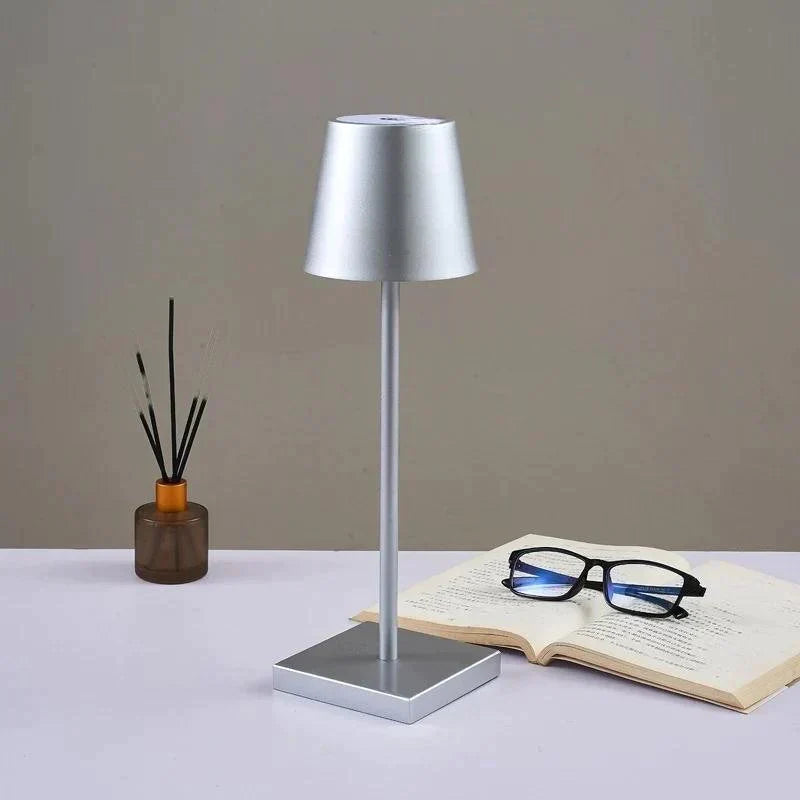Rechargeable LED Table Lamp with Touch Control – Cordless Portable Light for Indoor & Outdoor Use – IP65 Waterproof Desk Lamp – Adjustable | Thomler