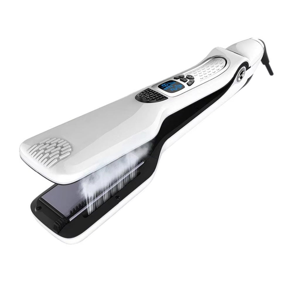 Ceramic Steam Hair Iron with Digital Display & Moisture Control for Silky Results | Thomler