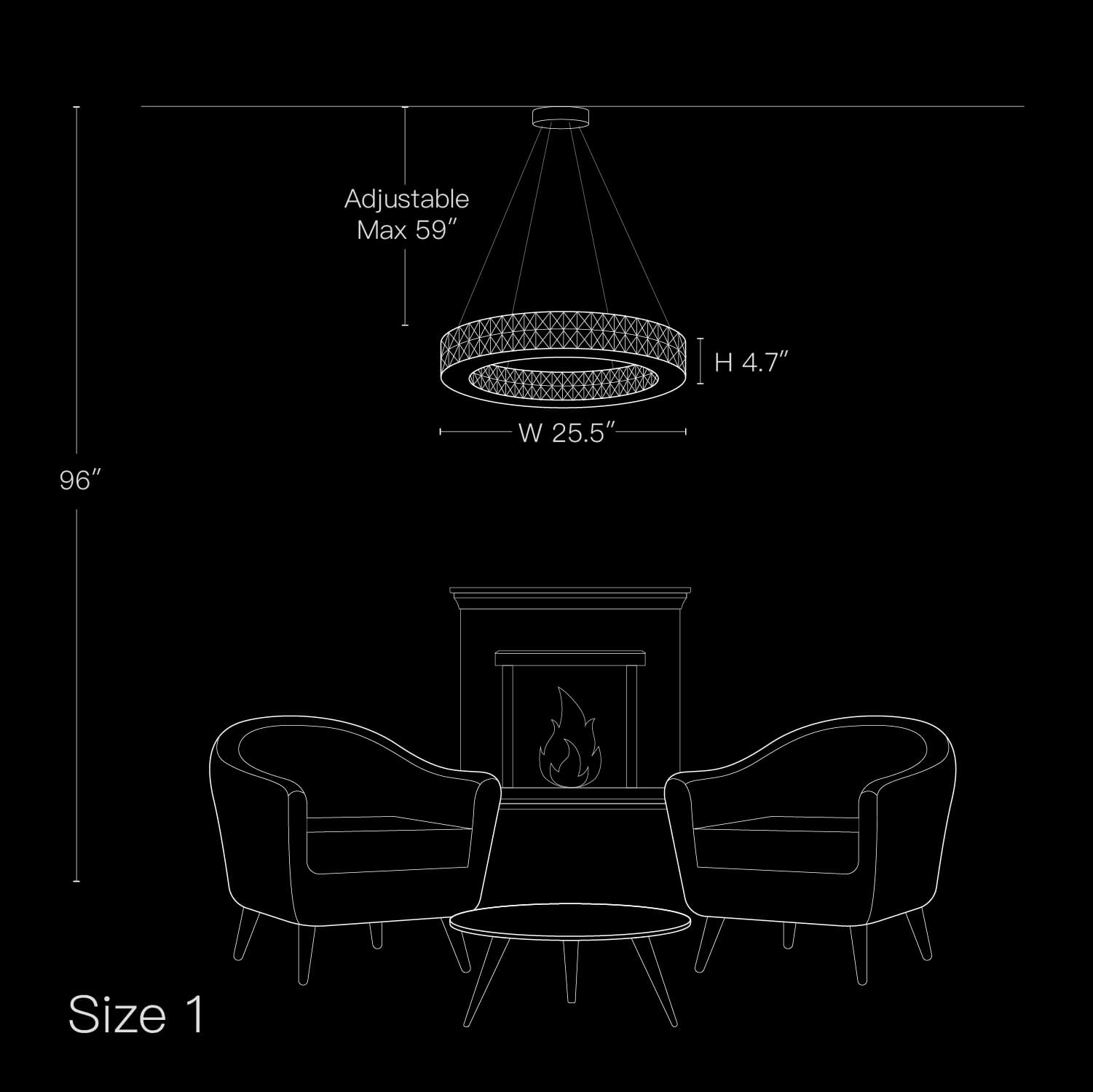 Double-Ring Crystal Chandelier in Gold or Silver Finish – Contemporary Candelabra-Style Hanging Light for Dining Room & Kitchen Island – 3 | Thomler