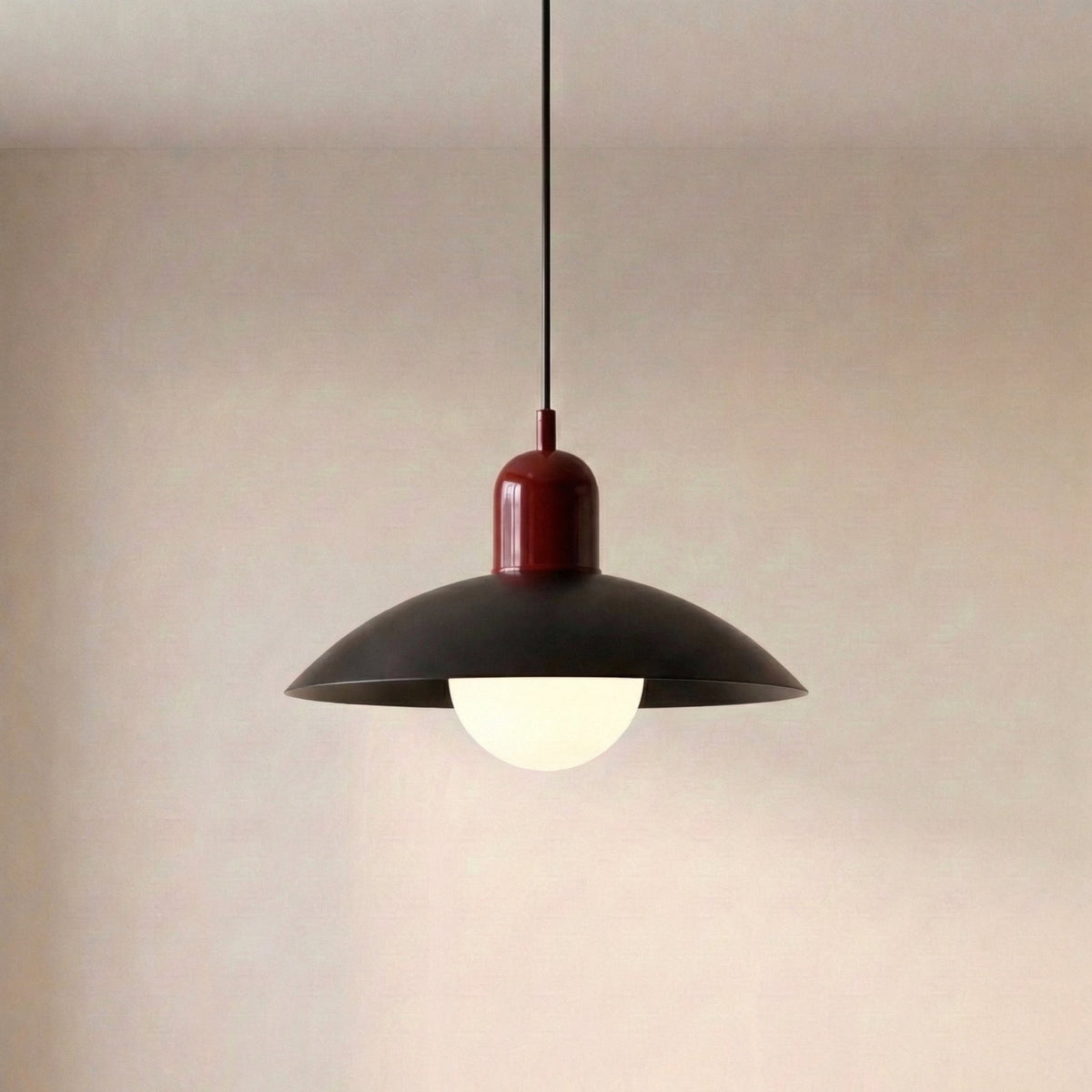 Round Iron Pendant Light with Adjustable 59 in Cable for Kitchen Island, Dining Table & Living Room | Scandinavian Modern Design in 20 | Thomler