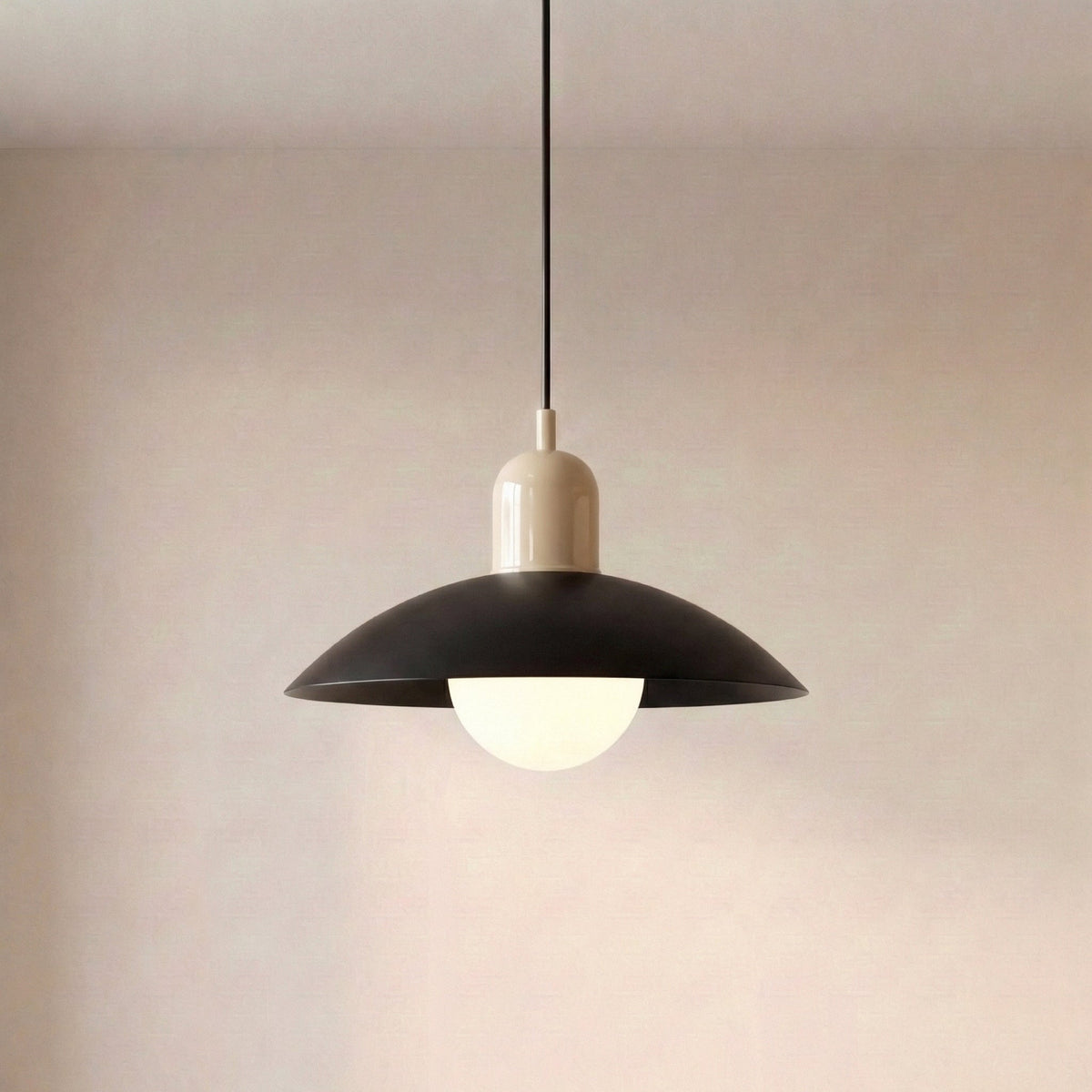 Round Iron Pendant Light with Adjustable 59 in Cable for Kitchen Island, Dining Table & Living Room | Scandinavian Modern Design in 20 | Thomler