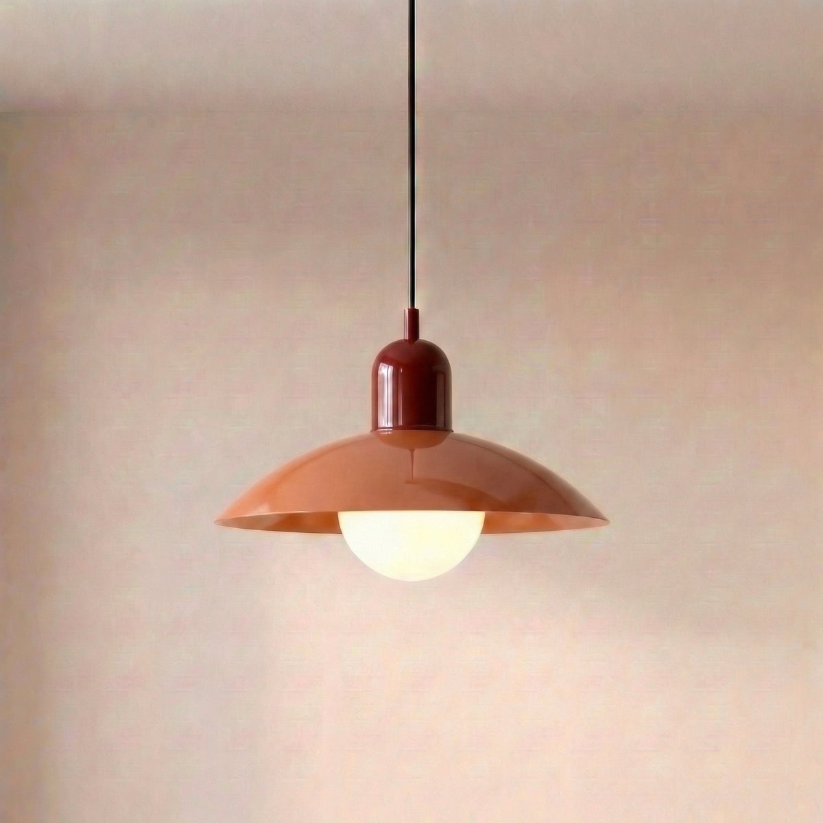 Round Iron Pendant Light with Adjustable 59 in Cable for Kitchen Island, Dining Table & Living Room | Scandinavian Modern Design in 20 | Thomler
