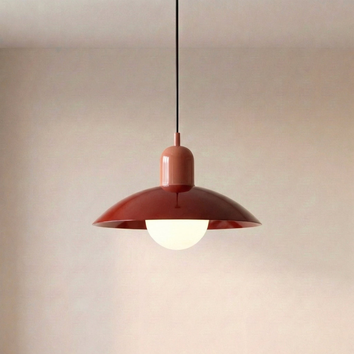 Round Iron Pendant Light with Adjustable 59 in Cable for Kitchen Island, Dining Table & Living Room | Scandinavian Modern Design in 20 | Thomler