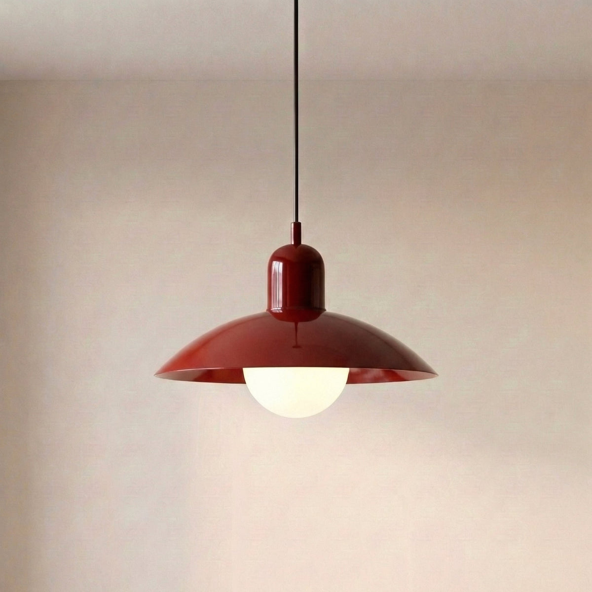 Round Iron Pendant Light with Adjustable 59 in Cable for Kitchen Island, Dining Table & Living Room | Scandinavian Modern Design in 20 | Thomler