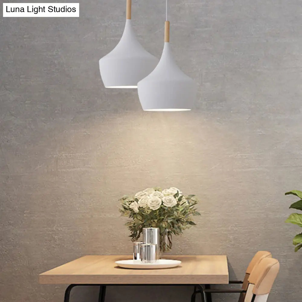 Adjustable Drop Ceiling Fixture – Powder-Coated Metal Shade with E26 Socket for Kitchen Island, Bedroom, Kids Room & Entryway | Thomler