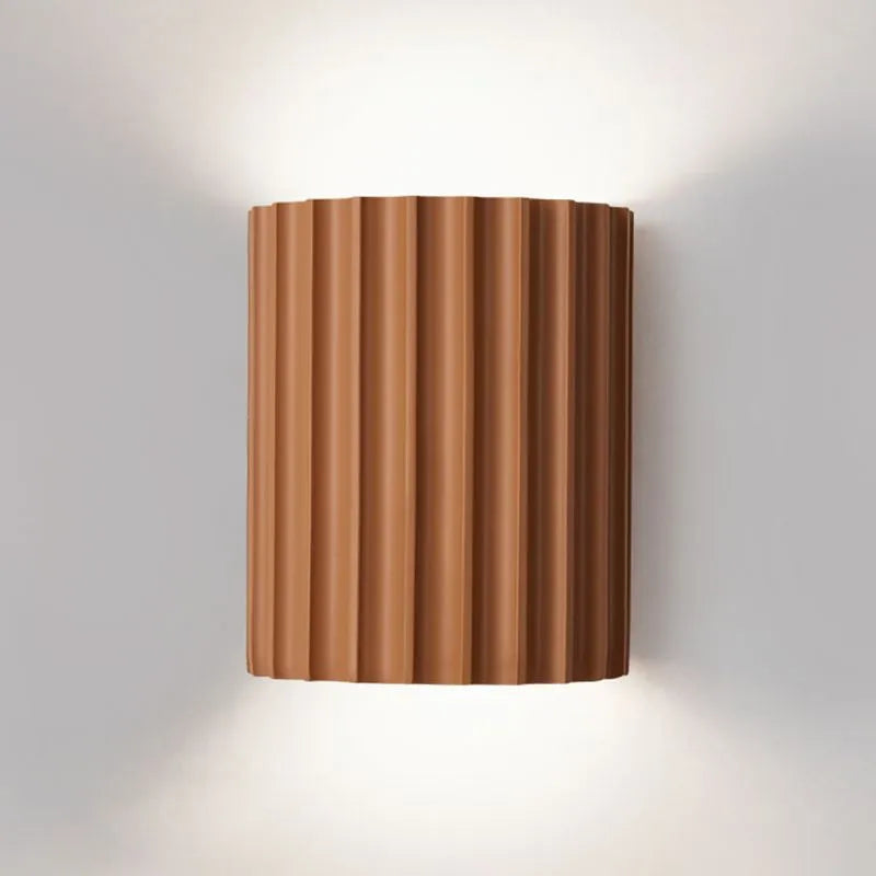 Round LED Wall Sconce Light for Bedroom, Living Room & Hallway – Modern Minimalist Accent Lighting Fixture in 4 Colors | Thomler