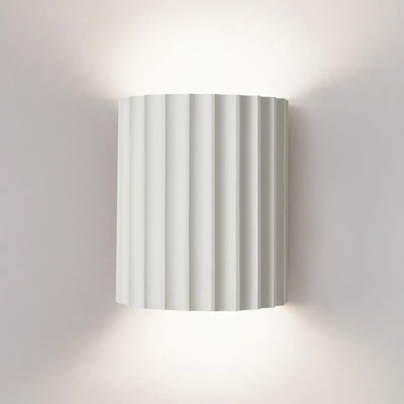 Round LED Wall Sconce Light for Bedroom, Living Room & Hallway – Modern Minimalist Accent Lighting Fixture in 4 Colors | Thomler