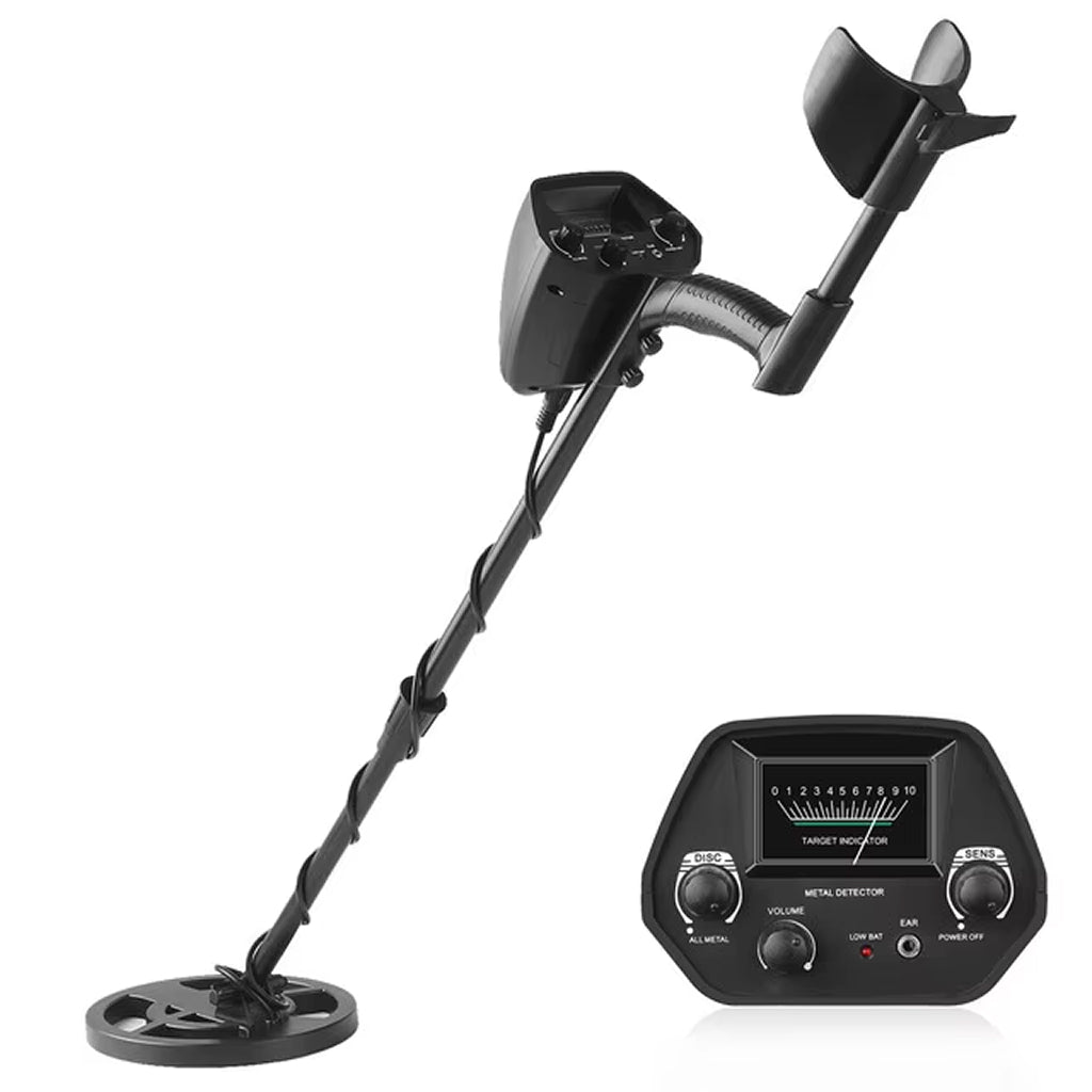 Handheld Treasure Finder with Waterproof Coil & Adjustable Shaft for Gold, Silver, Coins & Relics | Beach & Land Detection | Thomler