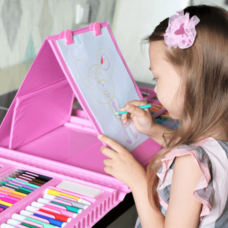 208-Piece Kids Art Supply Set with Crayons Markers Colored Pencils for Drawing Coloring Creative Play Boys Girls | Thomler