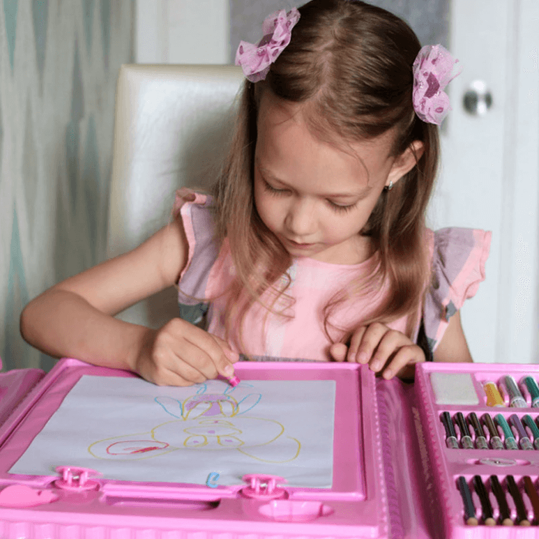 208-Piece Kids Art Supply Set with Crayons Markers Colored Pencils for Drawing Coloring Creative Play Boys Girls | Thomler