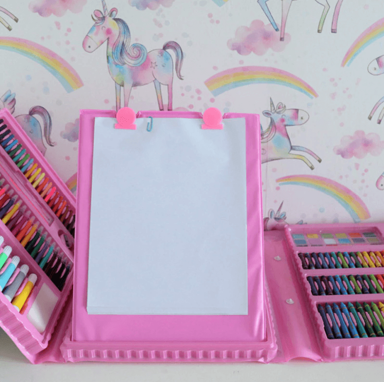 208-Piece Kids Art Supply Set with Crayons Markers Colored Pencils for Drawing Coloring Creative Play Boys Girls | Thomler