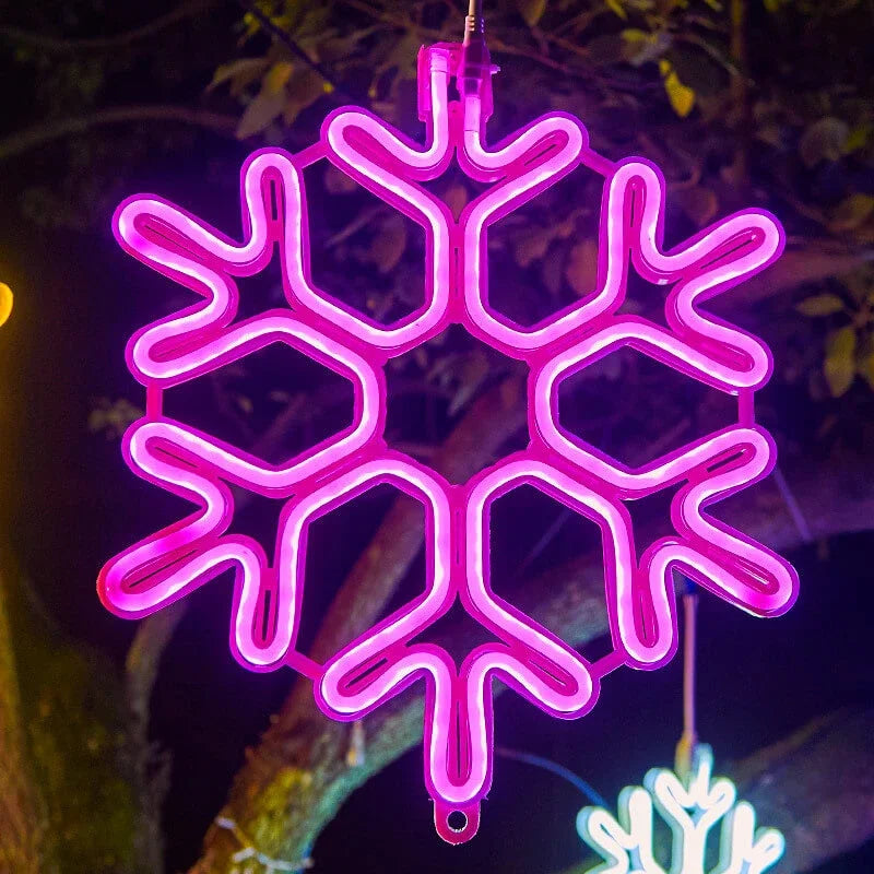 Outdoor LED Snowflake String Lights – Weatherproof Holiday Illumination for Patios, Yards & Porches | Thomler