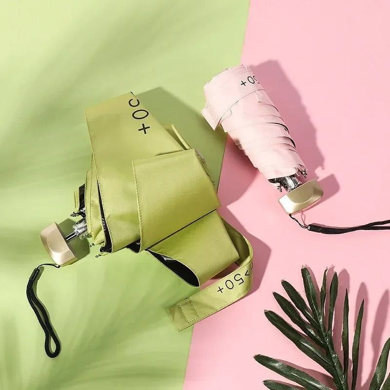 Ultra-Compact Folding Umbrella – Waterproof Rain & Sun Protection for Travel | Thomler