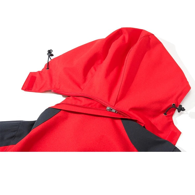 Men's Waterproof Windproof Hiking Jacket with Hood for Outdoor Adventures, Camping, Trekking & Running | Thomler