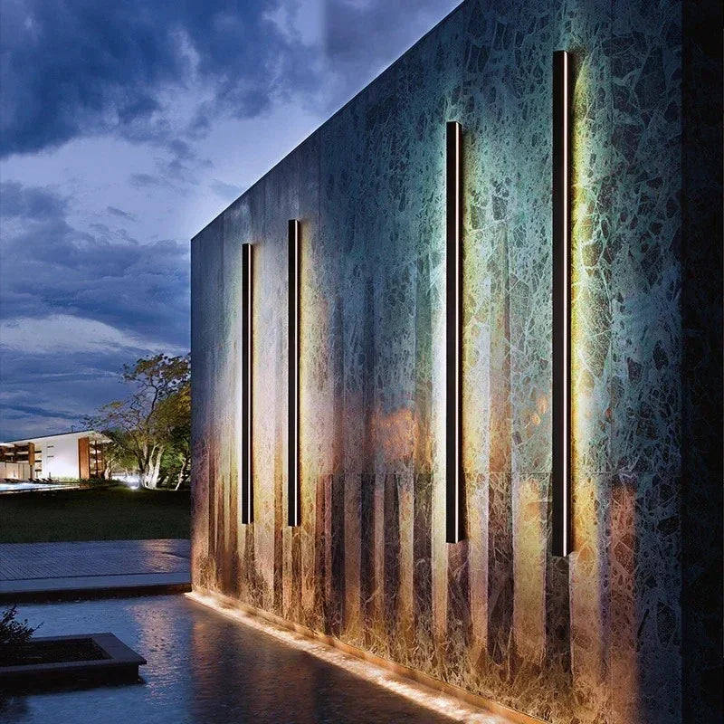 Wall Lamp Metal Acrylic 240.0 cm Outdoor Indoor Waterproof LED Lighting Modern Facade Terrace Hallway Feature Light | Thomler