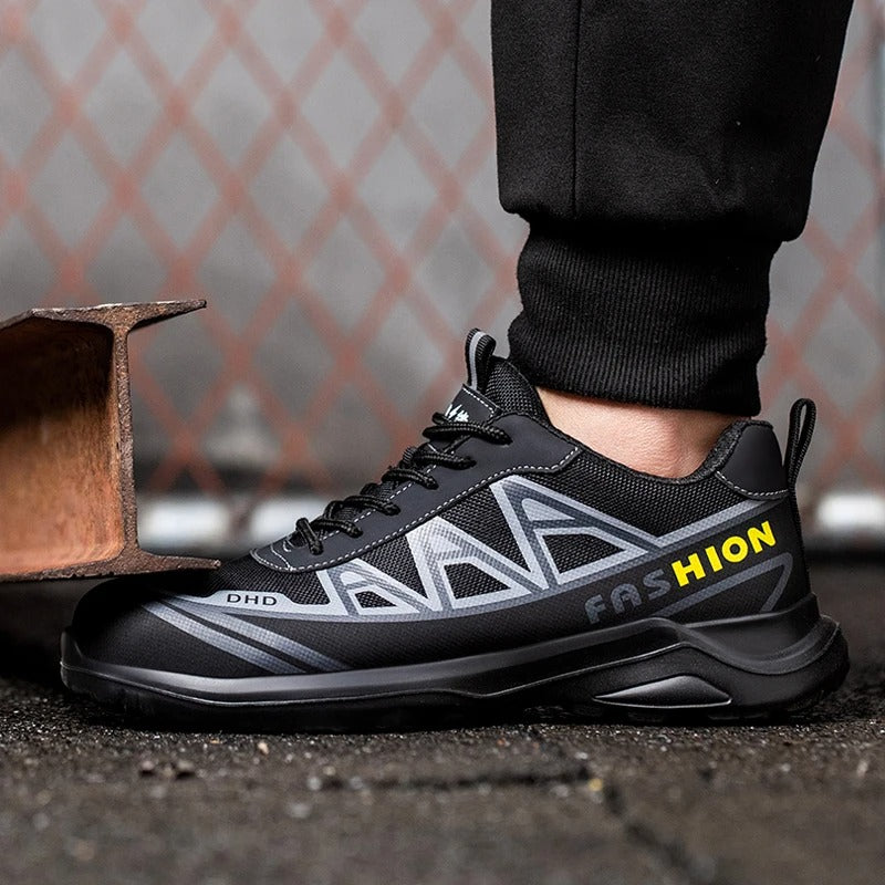 Steel Toe Work Boots for Men Wide Fit S3 Safety Shoes Slip-Resistant Waterproof Construction Industrial Warehouse Boots Oil-Resistant | Thomler