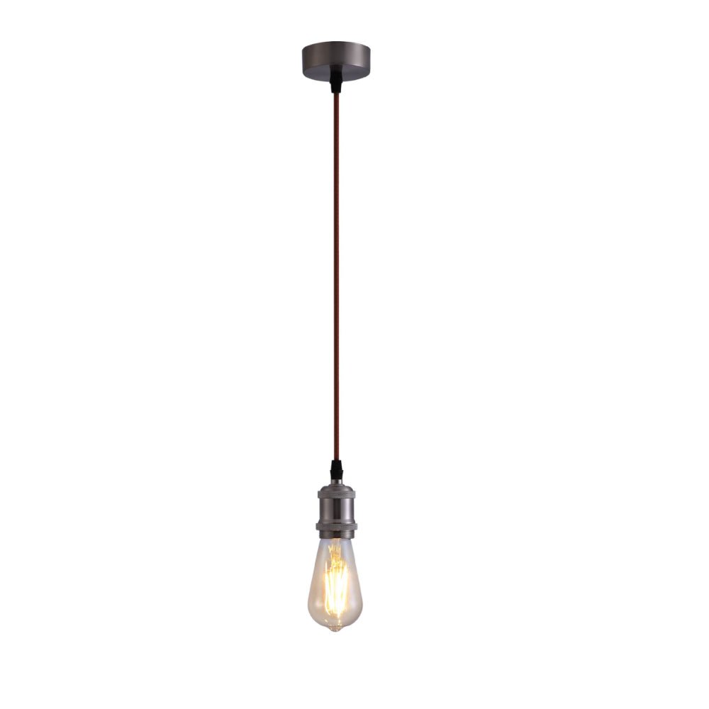 Pendant Light Steel E27 155.0 cm Adjustable Dining Room Kitchen Island Industrial Hanging Ceiling Lamp | Thomler