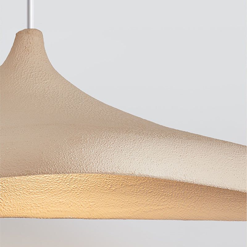 Contemporary Organic LED Ceiling Fixture with Textured Finish – Statement Lighting for Dining Room & Living Room | Thomler