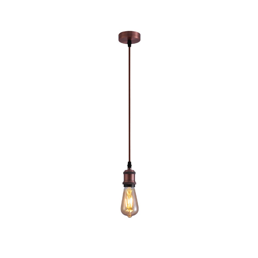 Pendant Light Steel E27 155.0 cm Adjustable Dining Room Kitchen Island Industrial Hanging Ceiling Lamp | Thomler