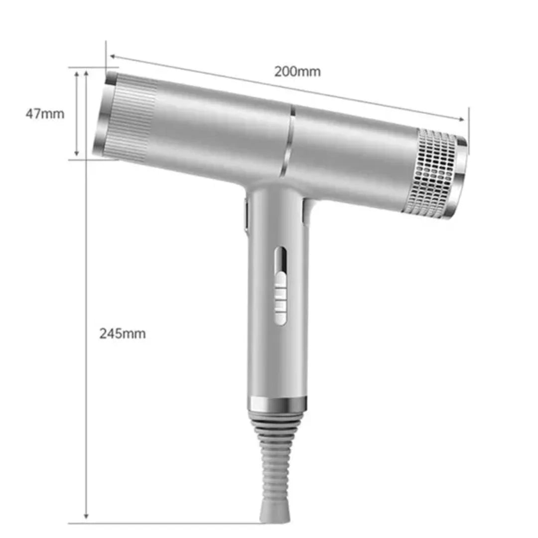 Hair Dryer ABS 27.0 cm Compact 1100W Daily Travel Fast Drying Ionic Styling Tool | Thomler