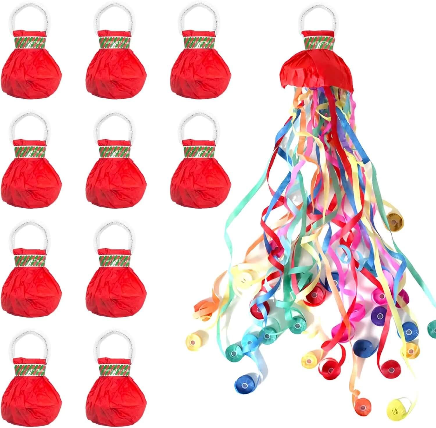 Paper Streamers Biodegradable 5.0 m 16.4 ft Mixed Colour Party Celebrations Wedding Birthday Graduation Silent Confetti Alternative | Thomler