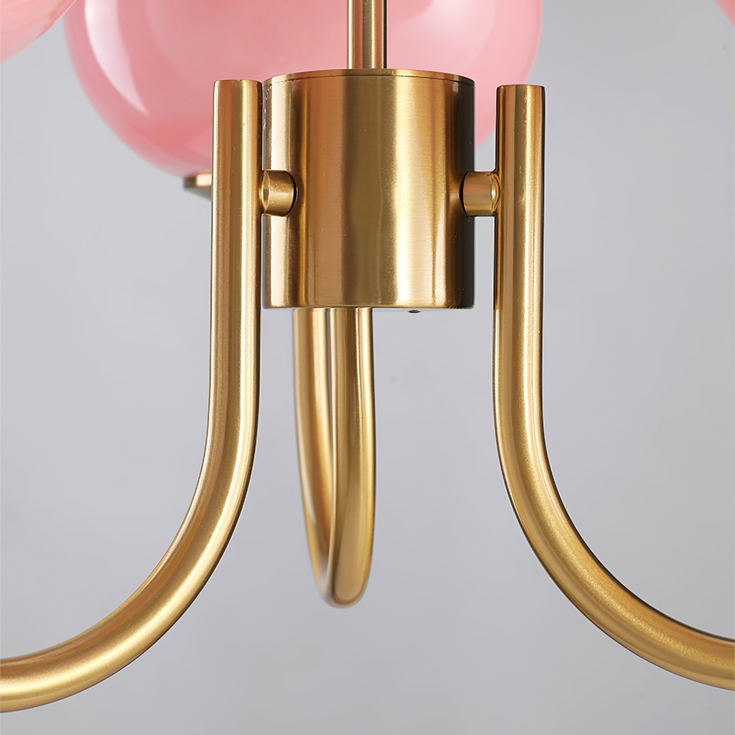 Handblown Glass Globe Chandelier with Gold or Chrome Finish – 3 or 5 Light Dining Room Pendant for Kitchen Island, Bedroom, Living Room | Thomler