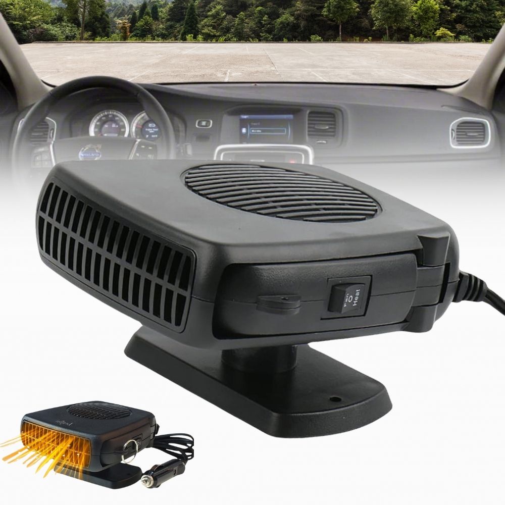 Portable 12V Vehicle Cabin Heater with Ceramic Element – Dual Power Settings for Rapid Windshield Defrosting & Interior Warmth | Thomler