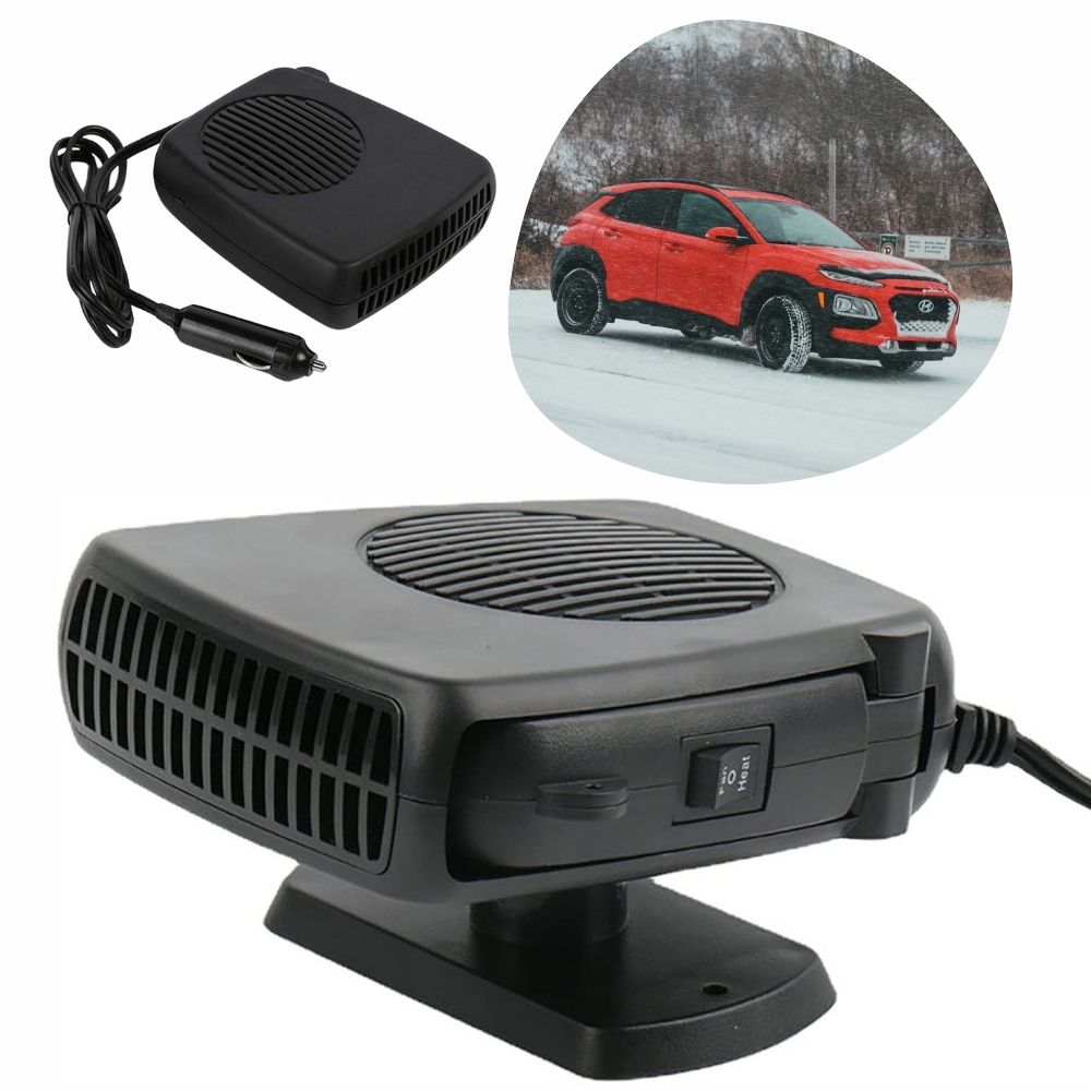 Portable 12V Vehicle Cabin Heater with Ceramic Element – Dual Power Settings for Rapid Windshield Defrosting & Interior Warmth | Thomler