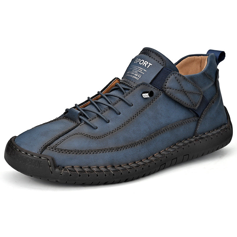 Men's Slip-On Walking Shoes with Arch Support for Plantar Fasciitis, Wide Fit Lightweight Casual Footwear for All-Day Comfort | Thomler