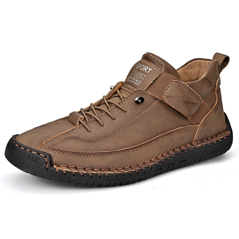 Men's Slip-On Walking Shoes with Arch Support for Plantar Fasciitis, Wide Fit Lightweight Casual Footwear for All-Day Comfort | Thomler