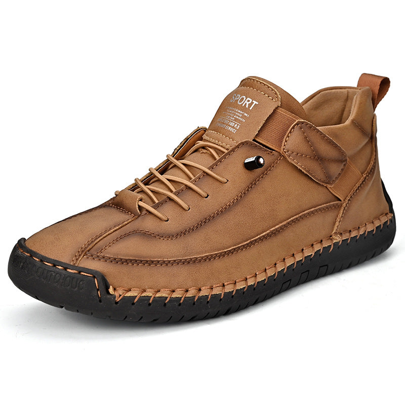 Men's Slip-On Walking Shoes with Arch Support for Plantar Fasciitis, Wide Fit Lightweight Casual Footwear for All-Day Comfort | Thomler