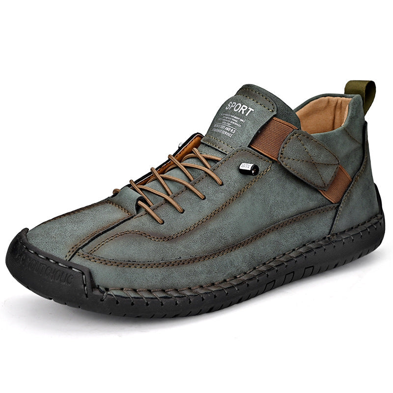 Men's Slip-On Walking Shoes with Arch Support for Plantar Fasciitis, Wide Fit Lightweight Casual Footwear for All-Day Comfort | Thomler