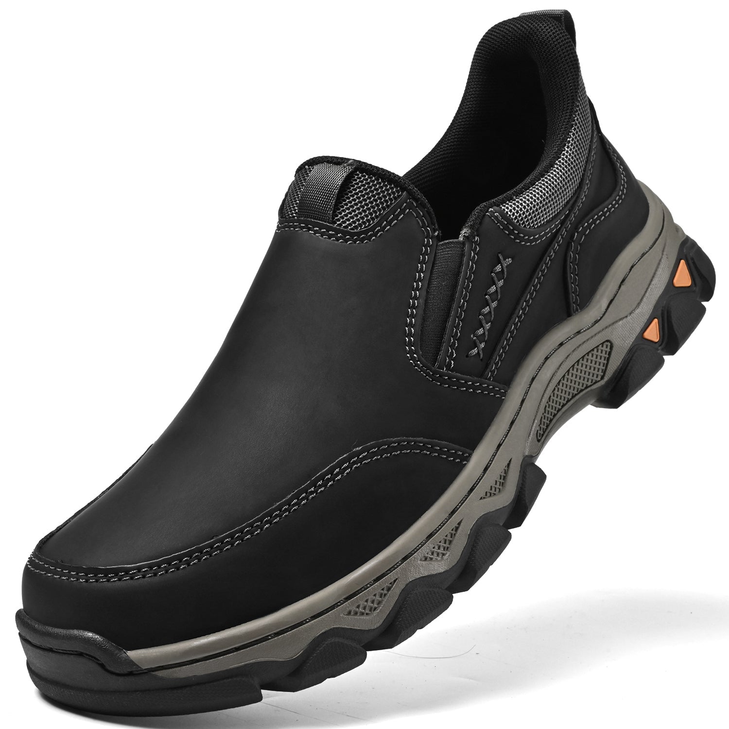 Men's Arch Support Slip-On Loafers for All-Day Walking & Standing | Posture-Correcting Footbed | Thomler