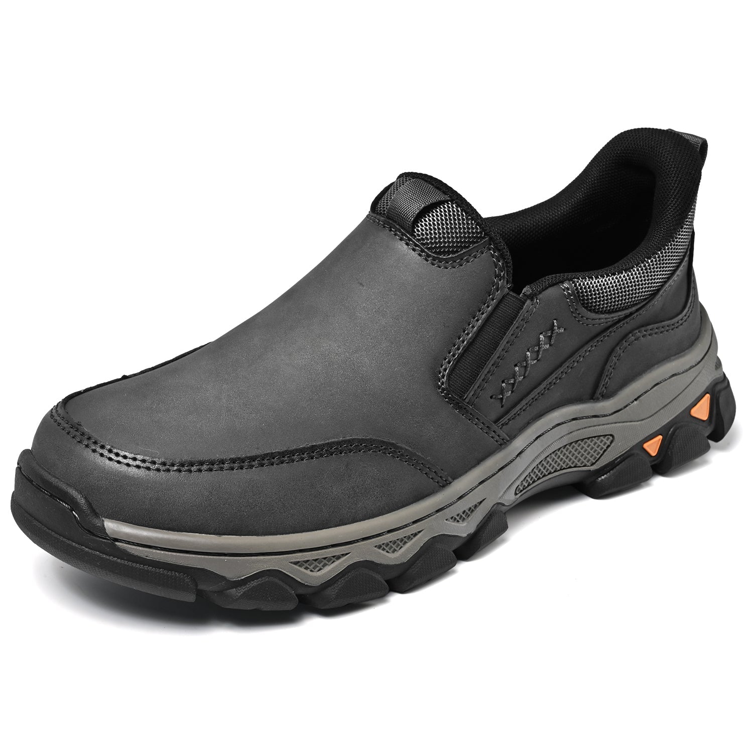Men's Arch Support Slip-On Loafers for All-Day Walking & Standing | Posture-Correcting Footbed | Thomler