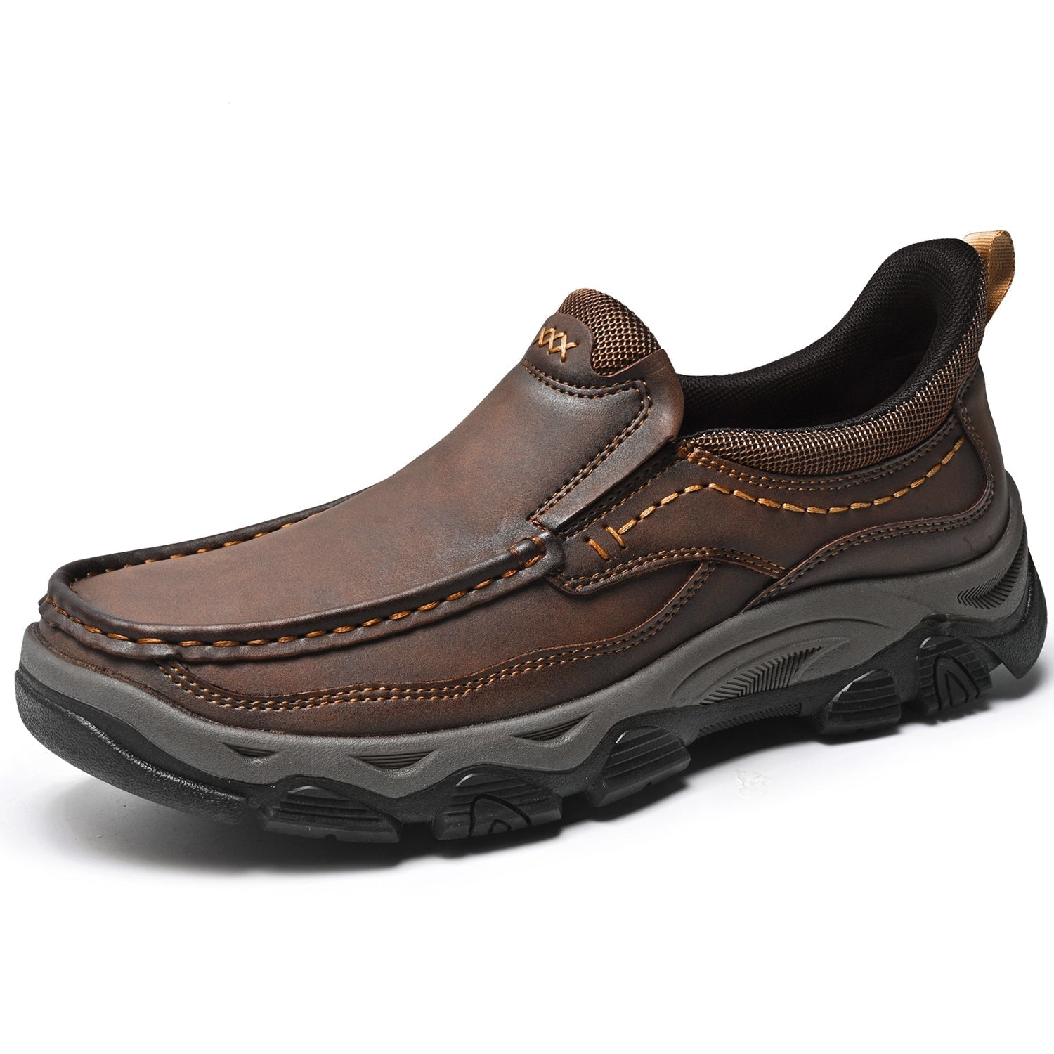 Men's Slip-On Footbed Loafers for All-Day Arch Support & Alignment | Cushioned Walking Sneakers with Ergonomic Sole for Pain Relief & | Thomler